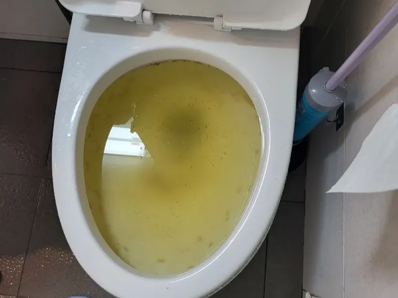경주 변기막힘 작업사례 2